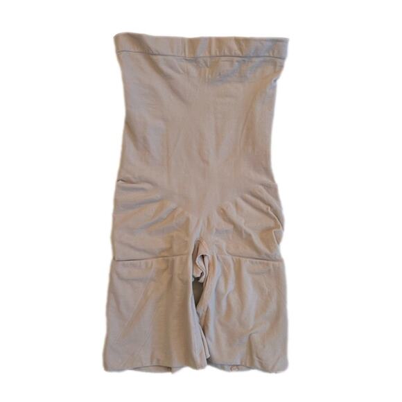 Spanx 2745 Seamless Power Sculpting High-Waisted Mid-Thigh Shorts Soft Nude XL - Picture 1 of 13
